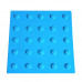 Тактильная плитка полиуретановая "Конус" 300х300х3 (синяя)