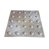 Тактильна плитка поліуретанова "Конус" 300х300х3 (сіра)