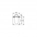 Комплект: лоток водоотводный Super ЛВ-11.20.18 бетонный вертикальным водосливом с чугунной решеткой, Е