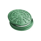 Люк-мини пластмассовый канализационный (зелёный)